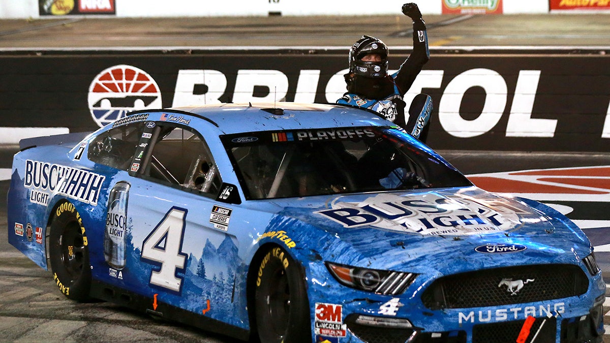 Harvick punched his ticket to the Round of 12 with wins at Darlington and Bristol Motor Speedway.