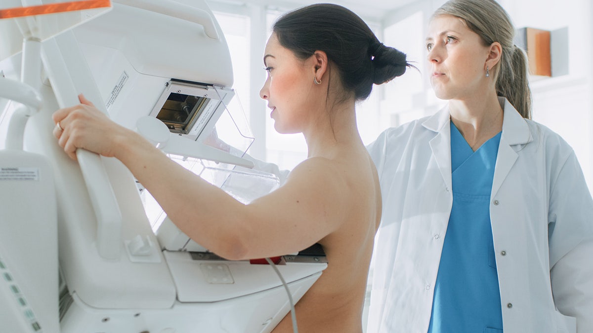 Mammogram for breast cancer screening