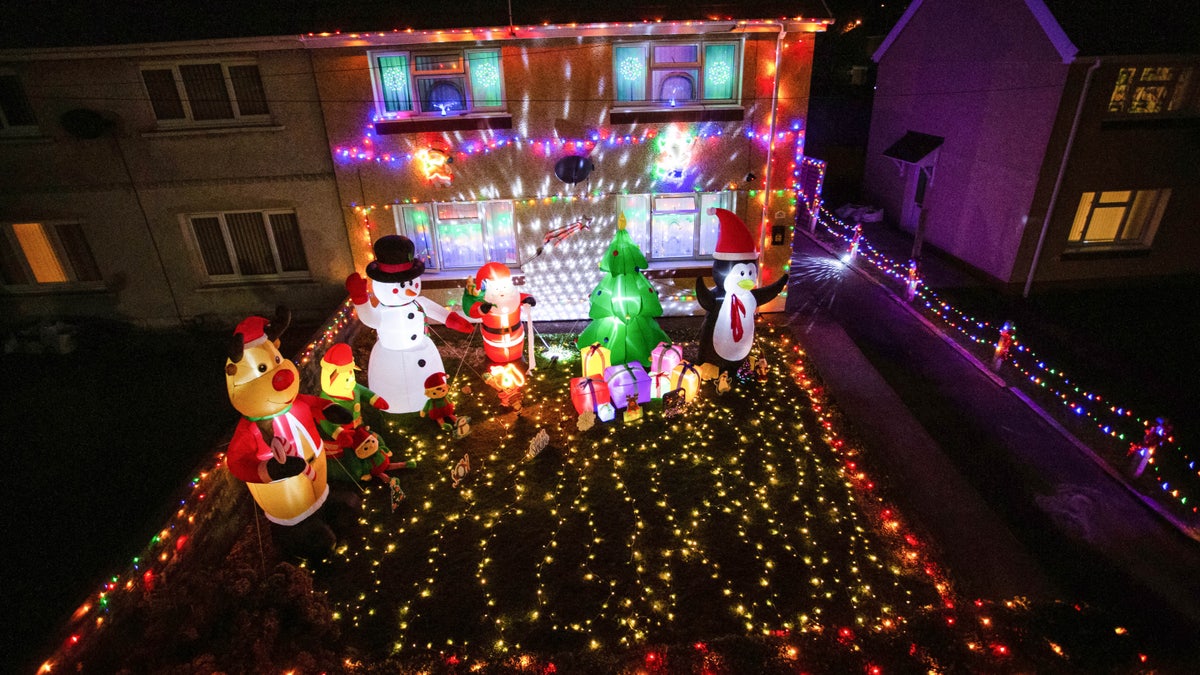 Caroline Gabe decorated her digs on a whim last week, and was inspired champion Christmas cheer after isolating since March.