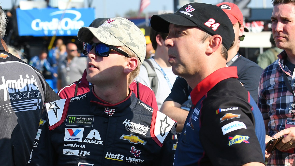 Chad Knaus (r) helped William Byron make the playoffs two years in a row.