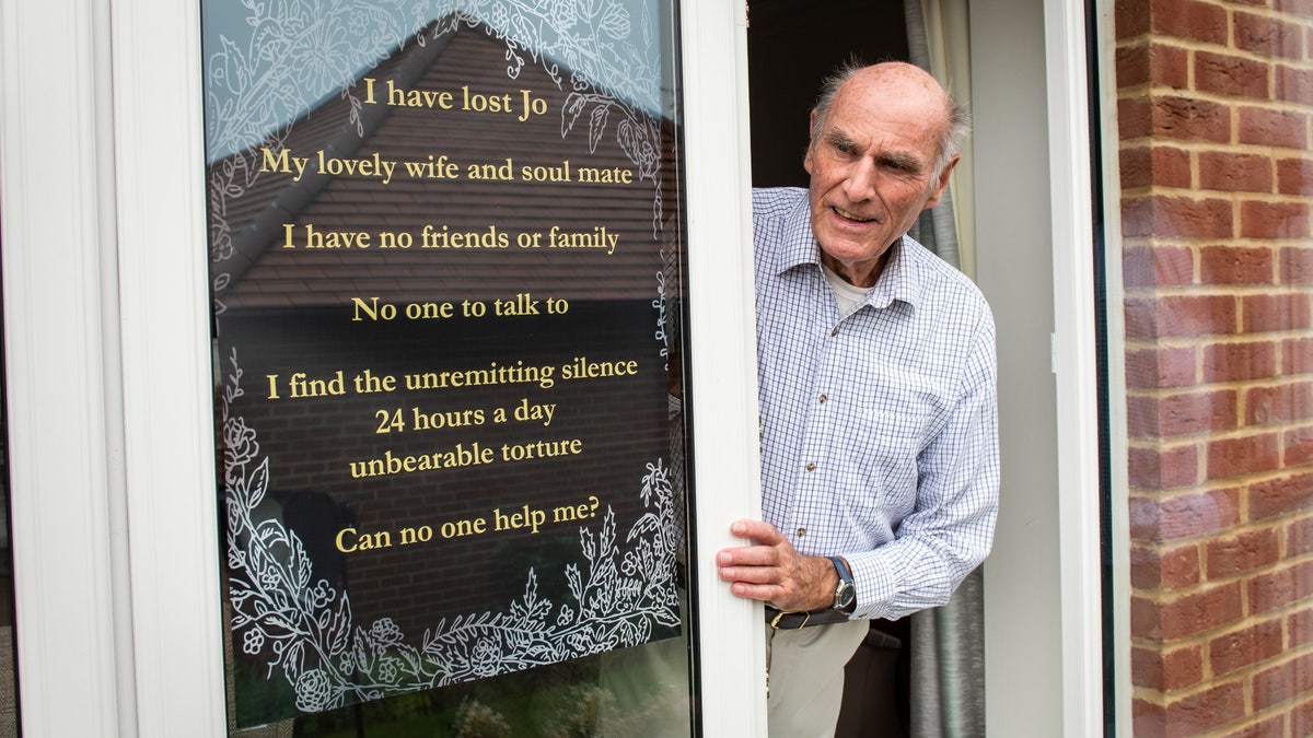 The retired physicist has no children and said he often sits at home willing the phone to ring "but it never does" — and he said he feels "cursed" by loneliness.