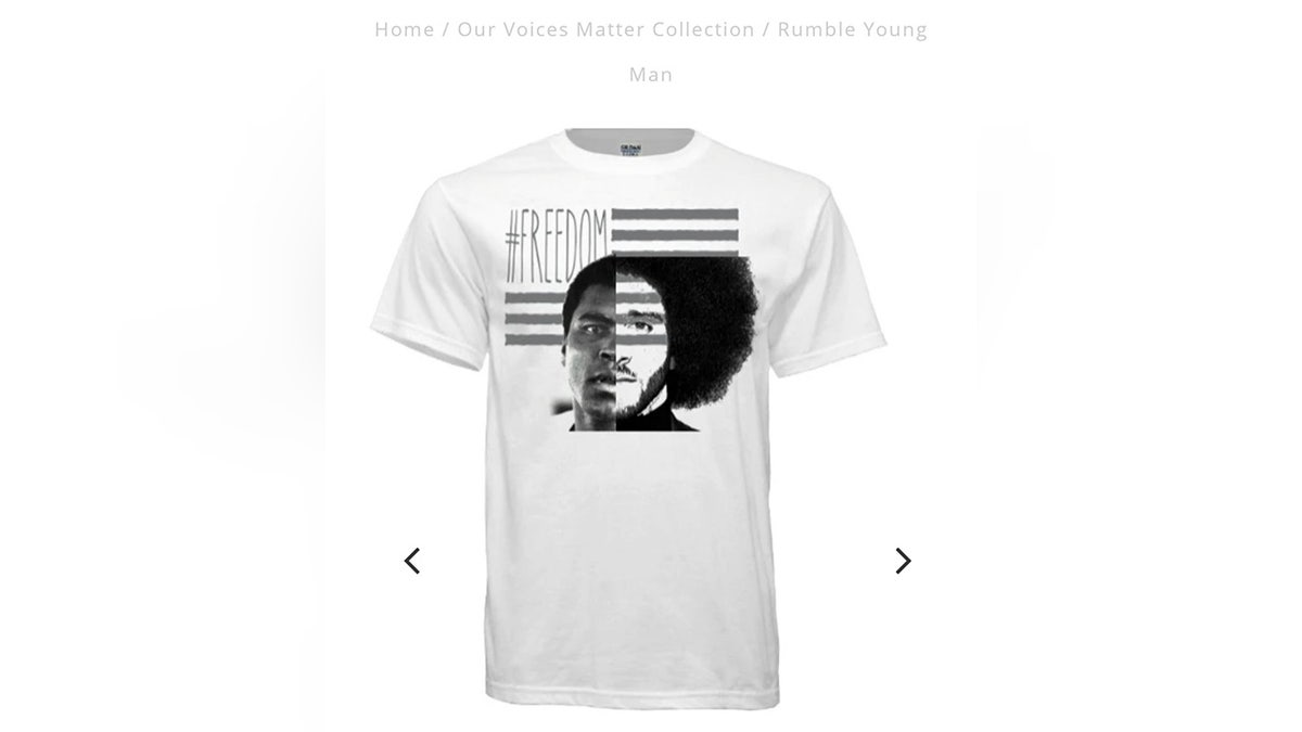Bishop argued the suspect was wearing a t-shirt with half of the face of the late American boxer Muhammad Ali, who was from Louisville, and half of the face of Colin Kaepernick, at the time of his arrest. (Screenshot/Joe Bishop)