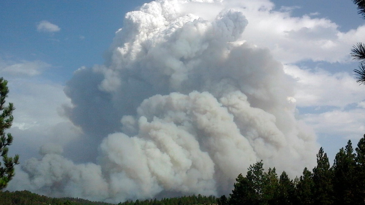 A wildfire burns north of Billings, Mont., on Wednesday, Sept. 2, 2020.