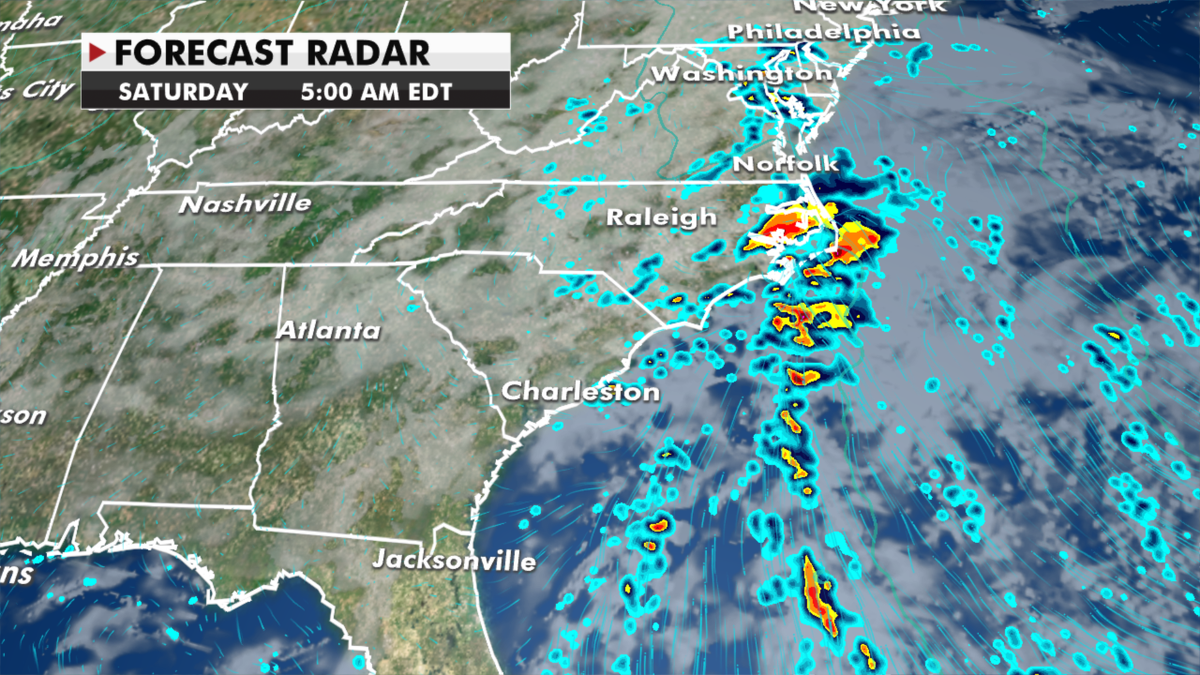 Flash flooding is possible in the Southeast today. (Fox News)