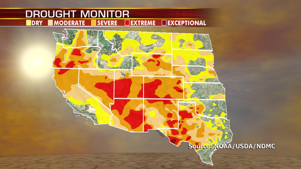 Drought conditions are worsening out West, as more extreme heat is in the forecast.