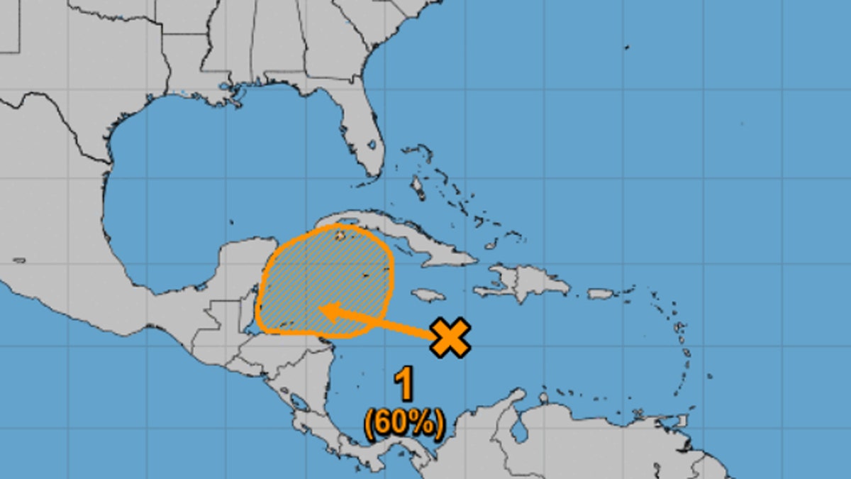 The National Hurricane Center (NHC) says there is a 60% chance the system develops by the weekend.