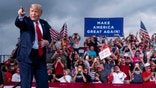 The Hill used this image in a tweet claiming Trump supporters didn’t wear masks during a Winston-Salem, N.C. rally.   (AP Photo/Evan Vucci)