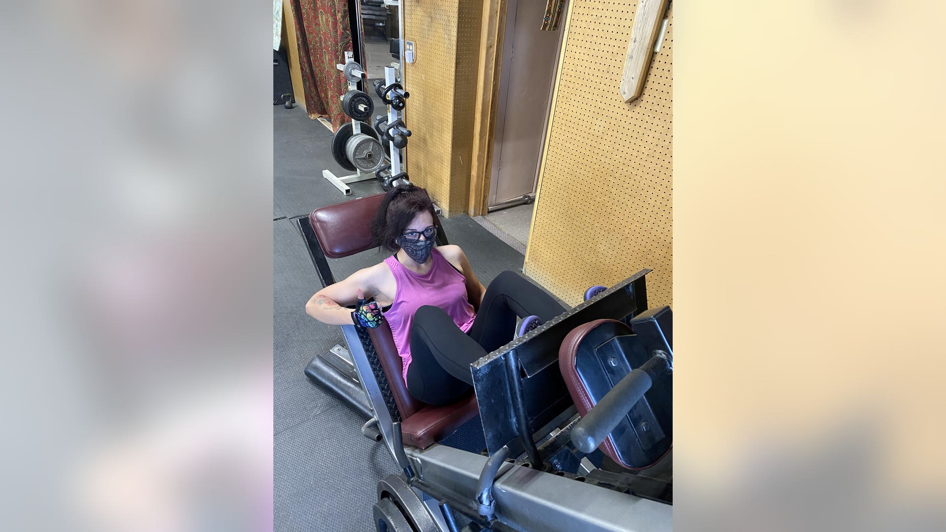 To begin the transformation, McCall got serious about sticking to an exercise routine. (SWNS)