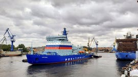 Arctic race heats up as Russia launches flagship nuclear-powered icebreaker