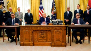 Trump oversees economic deal that includes Kosovo recognizing Israel, Serbia moving embassy to Jerusalem