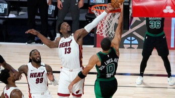 Bam! Adebayo's block helps Heat win Game 1 over Celtics
