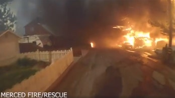 California firefighters face 'wall of flames' in dramatic video, 250 Marines and sailors to battle Creek Fire