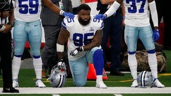 Cowboys' Dontari Poe says he talked to Jerry Jones prior to kneeling for national anthem
