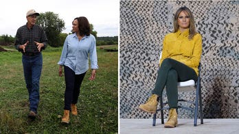 Media praises Kamala Harris' Timberland boots after trashing same look on Melania Trump