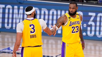Anthony Davis on Lakers teammate LeBron James: 'I plan to follow this motherf---er to hopefully 9 more Finals'
