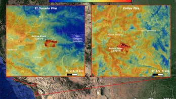 NASA measures California wildfire temperatures from the Space Station