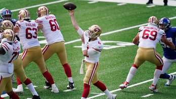 49ers' Nick Mullens explains why he fixes the toppled-over pylon