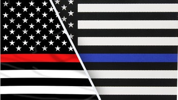 Sons of cop, firefighter carry flags onto field at 9/11 game, get suspended