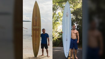 Man's surfboard, lost in Hawaii, found 5,000 miles away in Philippines
