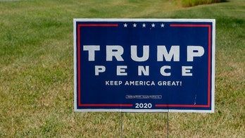 Massachusetts man erects electric fence protecting Trump 2020 lawn sign