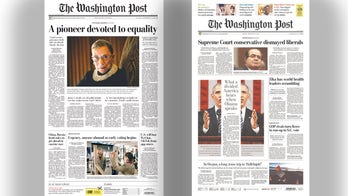 Ginsburg, Scalia deaths covered differently by Washington Post, critics say