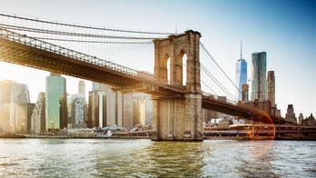 Brooklyn Bridge proposal goes viral over bike accident
