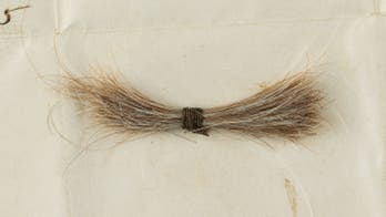 Bloodstained telegram discussing assassination, lock of Lincoln's hair, up for auction