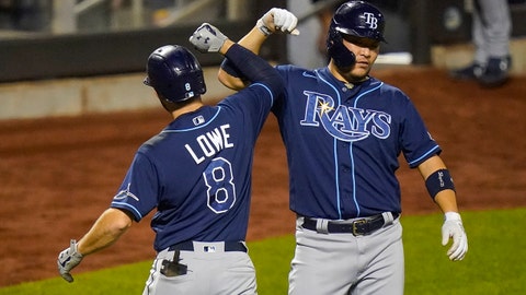 Rays beat Mets 8-5, clinch 1st AL East title in 10 years