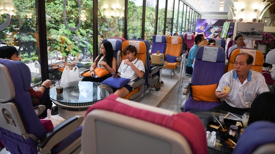 Thai Airways opens pop-up restaurant, complete with airline seats, to serve its airline food