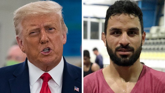 Trump calls on Iran not to execute 27-year-old champion wrestler