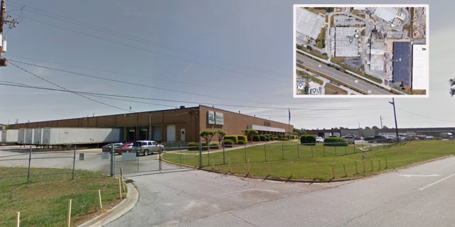 The fire broke out at a BioLab in Conyers, Georgia.
