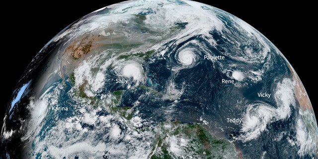 5 named storms roil Atlantic Basin at once for first time since 1971 | Fox News