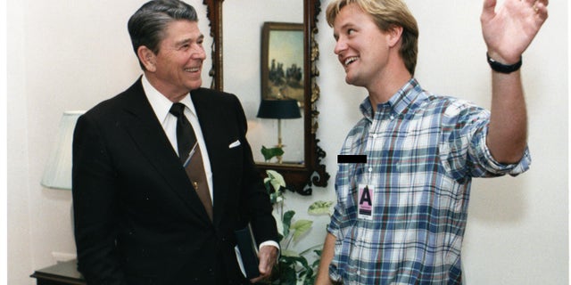 Ronald Reagan and Steve Doocy.
