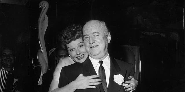 Michael Stern said Nicole Kidman wasn't aiming to be a Lucille Ball lookalike. Here's Lucille Ball with ‘I Love Lucy’ co-star William Frawley, circa 1953.