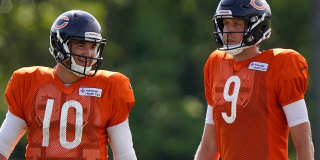 The Bears acquired Super Bowl 52 MVP Nick Foles to compete with former No. 2 draft pick Mitchell Trubisky for the starting quarterback job, one of several moves to shake up an offense that ranked among the NFL's worst last season. (AP Photo/Nam Y. Huh, File)