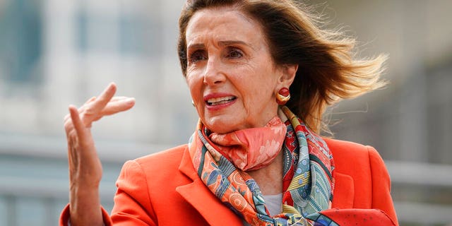 House Speaker Nancy Pelosi speaks at a news conference at the Mission Education Center Elementary School Wednesday, Sept. 2, 2020, in San Francisco.