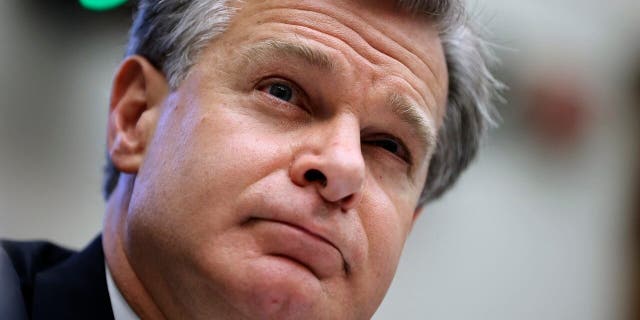 Federal Bureau of Investigation Director Christopher Wray testifies before a House Committee on Homeland Security hearing on "worldwide threats to the homeland," Thursday, Sept. 17, 2020, on Capitol Hill Washington. (Chip Somodevilla/Pool via AP)