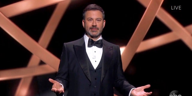 The virtual 72nd Emmy Awards hosted by Jimmy Kimmel on ABC drew 6.1 million viewers, a 20% drop compared to last year’s host-less version. (The Television Academy and ABC Entertainment via AP)