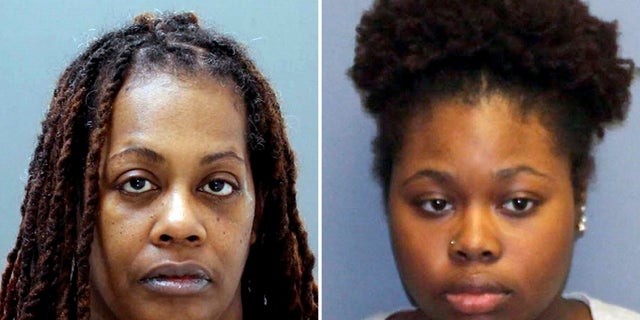 Shana Decree, 47, left, and her daughter Dominique Decree, 21. The mother and her adult daughter were sentenced Monday to life in prison in the slayings of five close relatives, including three children, outside Philadelphia last year. (Bucks County District Attorney's Office via AP, File)