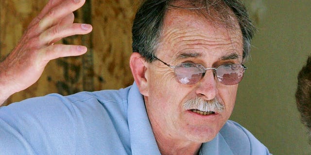 In this June 18, 2007 photo, Edward Brown speaks to reporters during a news conference at his home, in Plainfield, N.H. (AP Photo/Jim Cole, File)