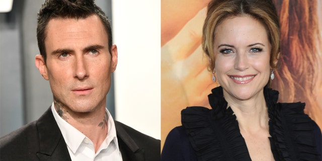 Kelly Preston (right) appeared alongside Adam Levine (left) in the music video for Maroon 5's 'She Will Be Loved.'