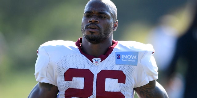 Adrian Peterson latched on with the Lions. (AP Photo/Nick Wass)