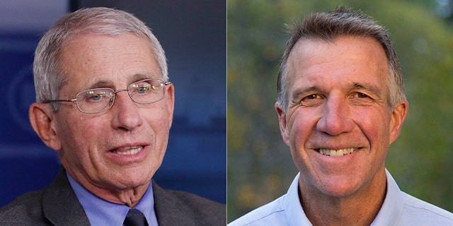 Dr. Anthony Fauci told Vermont Governor Phil Scott on Tuesday that the state serve as a model for the rest of the country in reaching a low test positivity to reopen the economy in a safe and prudent way. (Photo courtesy of AP)