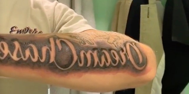 ambigram salvation one way damnation the other way tattoo