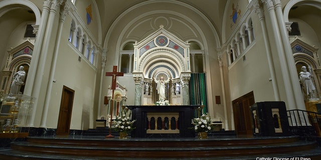 Inside of a Catholic Church