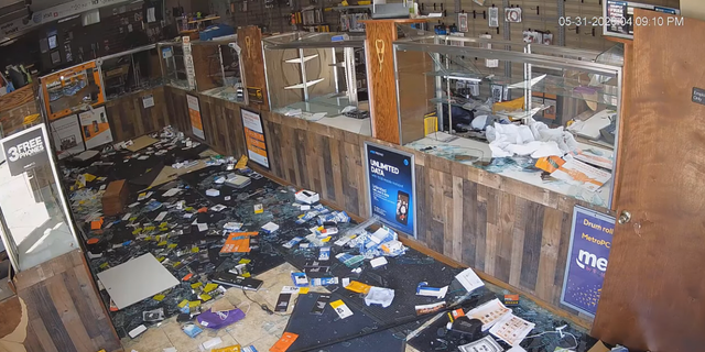 The aftermath of the looting at a store on the 3300 block of West Chicago Avenue on May 31