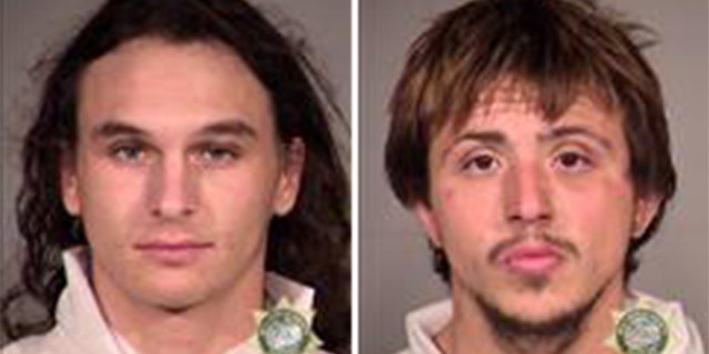 From left to right: Cyan Waters Bass, Joseph Robert Sipe (Multnomah County Sheriff’s Office