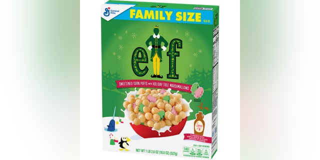 General Mills's new "Elf" cereal will be available for a limited time this holiday season. (General Mills)