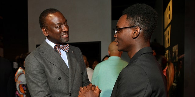 Yusef Salaam and Ethan Herisse attend the Netflix 