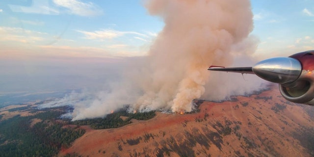 Evans Canyon Fire in southeastern Washington has grown to 75,817 acres and is 60% contained.